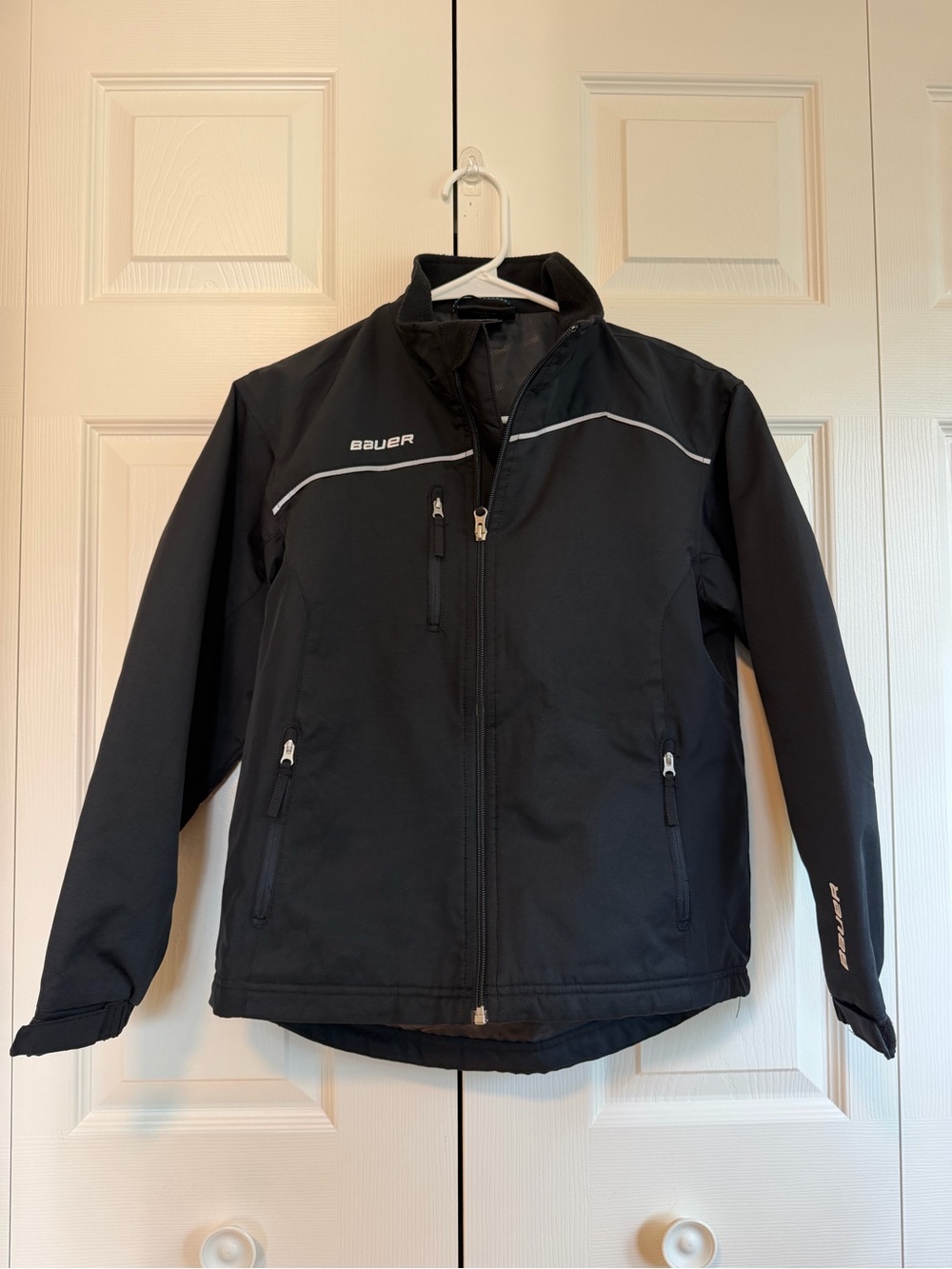 BAUER Youth Mid-Weight Warmup Zippered Jacket | Size S